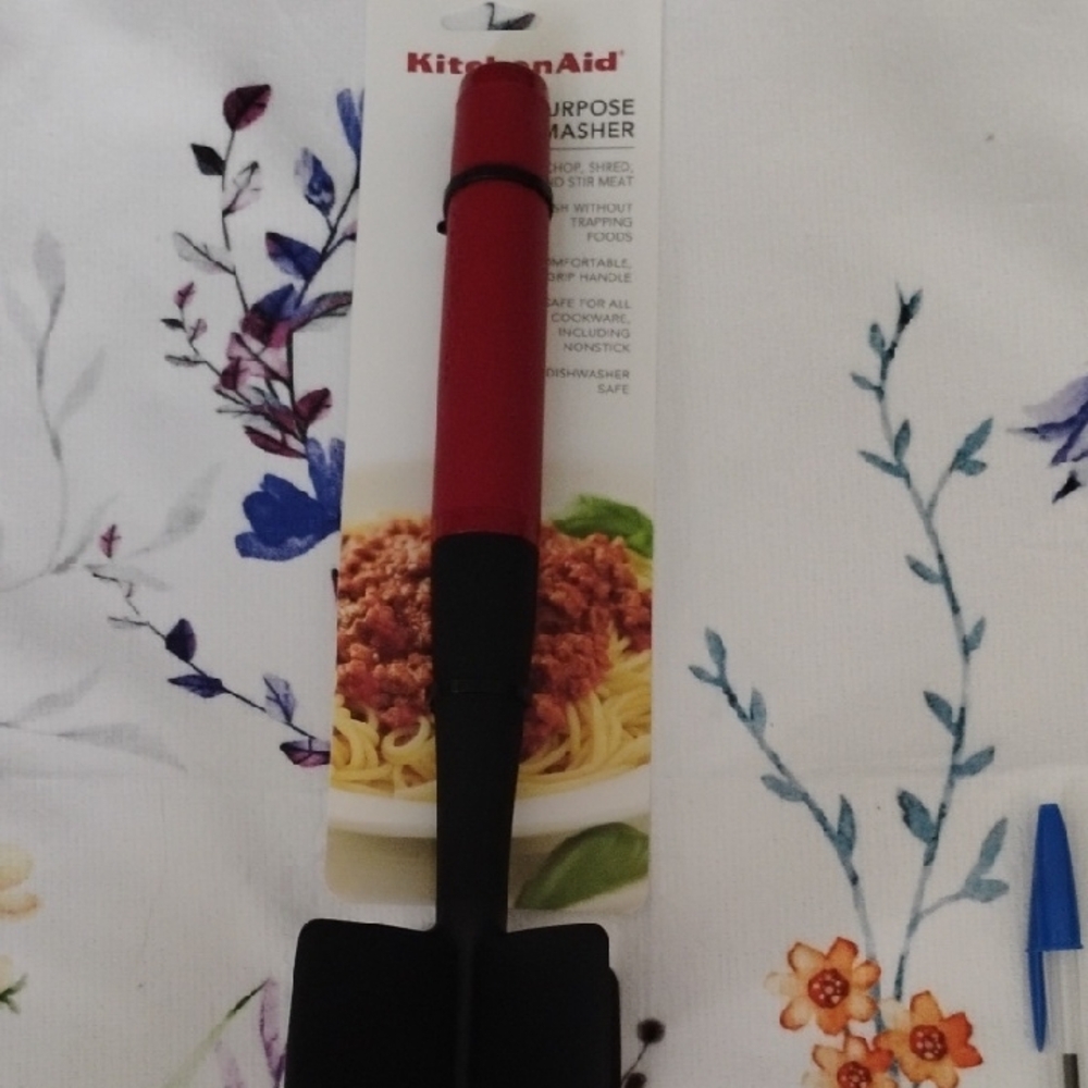 KitchenAid Red and Black Multi-Purpose Masher